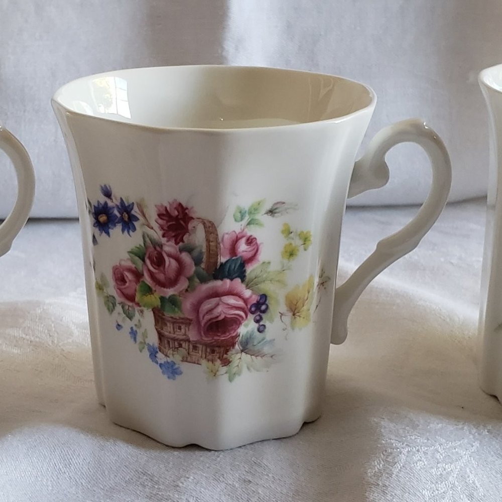 Set of three Royal Grafton Fine Bone China Mugs